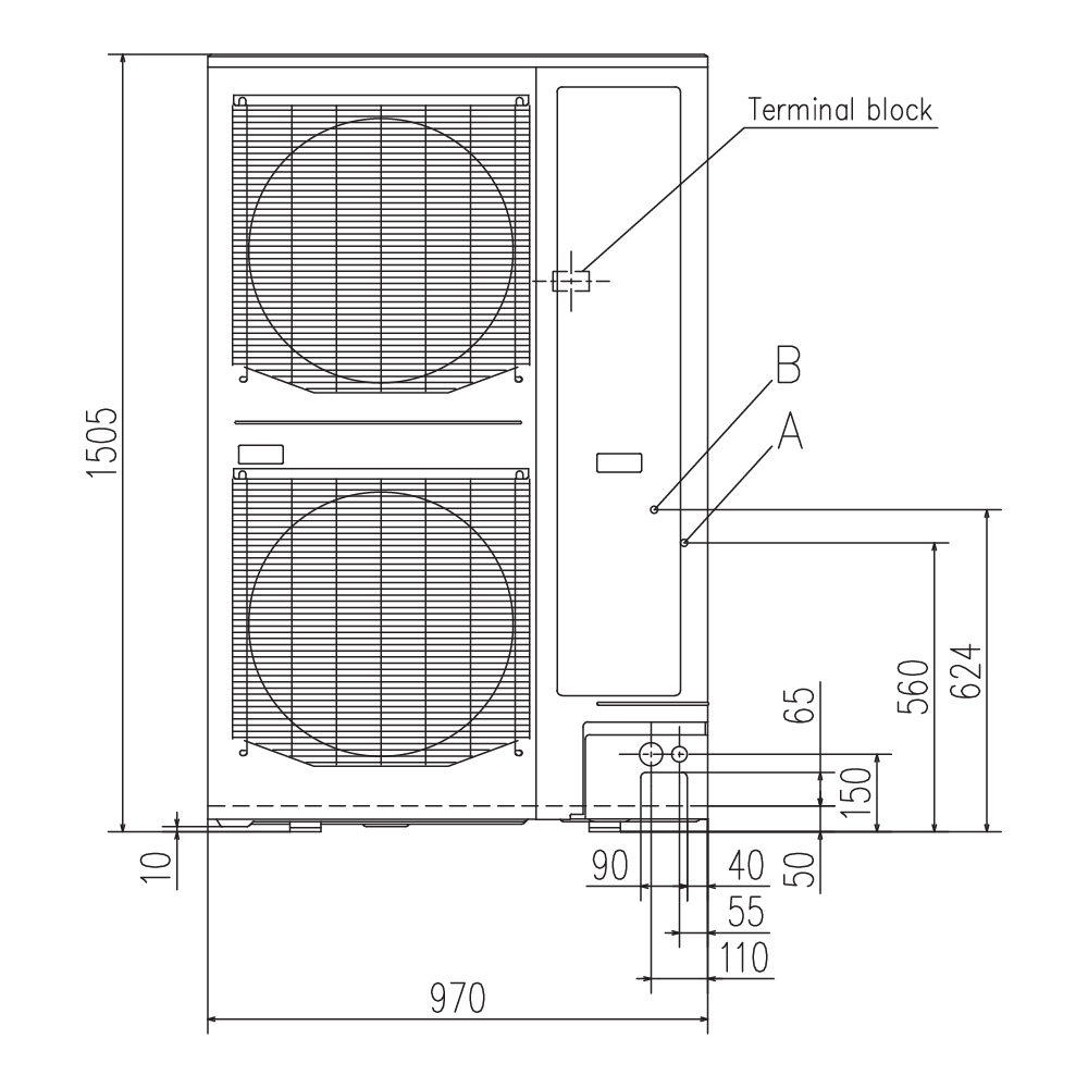 Mitsubishi air conditioner FDU250VSAWVH Elektronika S.A.